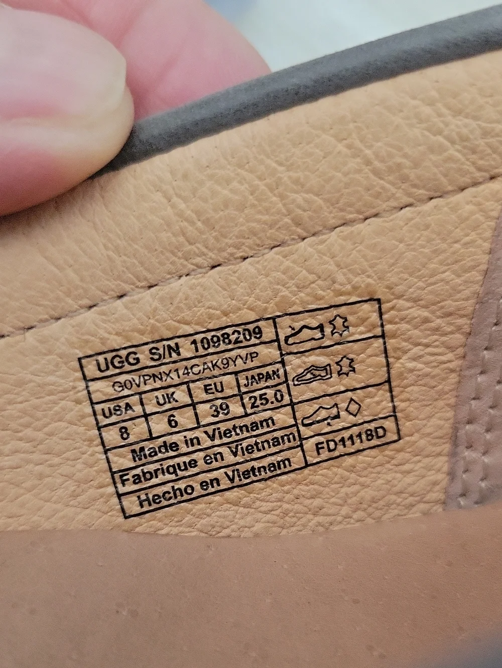 UGG soft nubuck